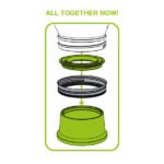 Herb Saver, Wide Mouth Mason Jars