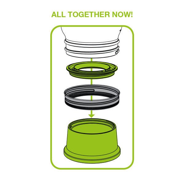 Herb Saver, Wide Mouth Mason Jars