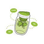 Fruit Infuser, Regular Mouth Mason Jars, BPA-Free