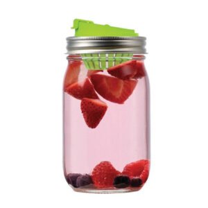 Fruit Infuser, Regular Mouth Mason Jars, BPA-Free