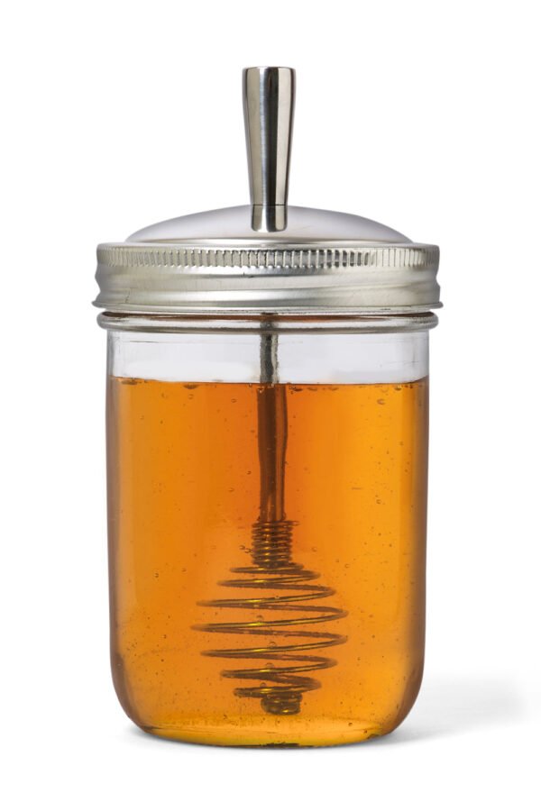 Stainless Steel Honey Dipper, Wide Mouth Mason Jars