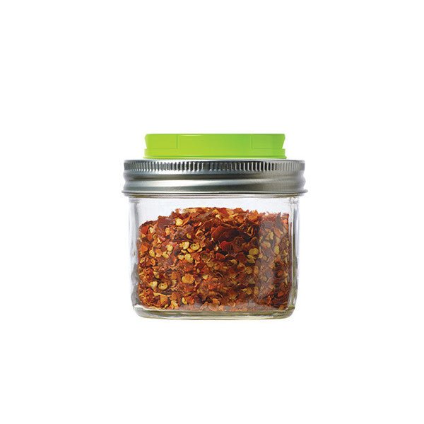 Spice Lid, Regular Mouth Mason Jars, Green