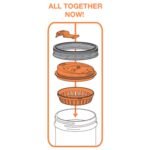 Fruit Infuser, Wide Mouth Mason Jars, BPA-Free