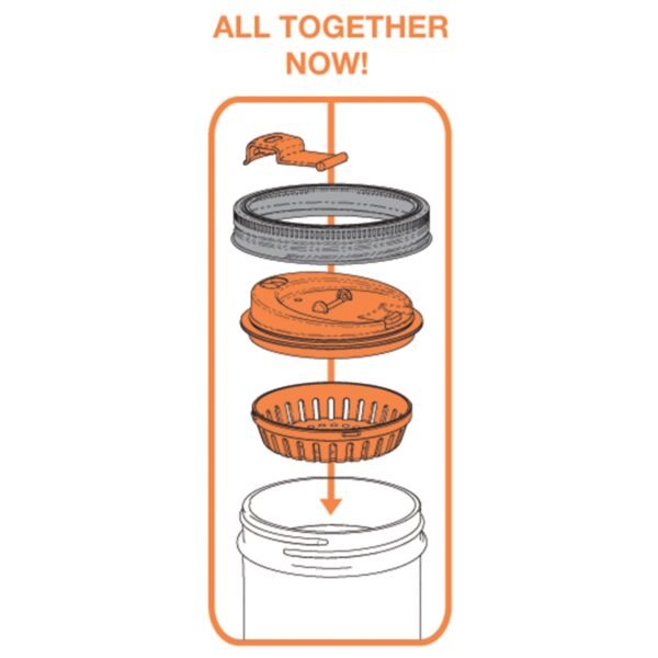 Fruit Infuser, Wide Mouth Mason Jars, BPA-Free