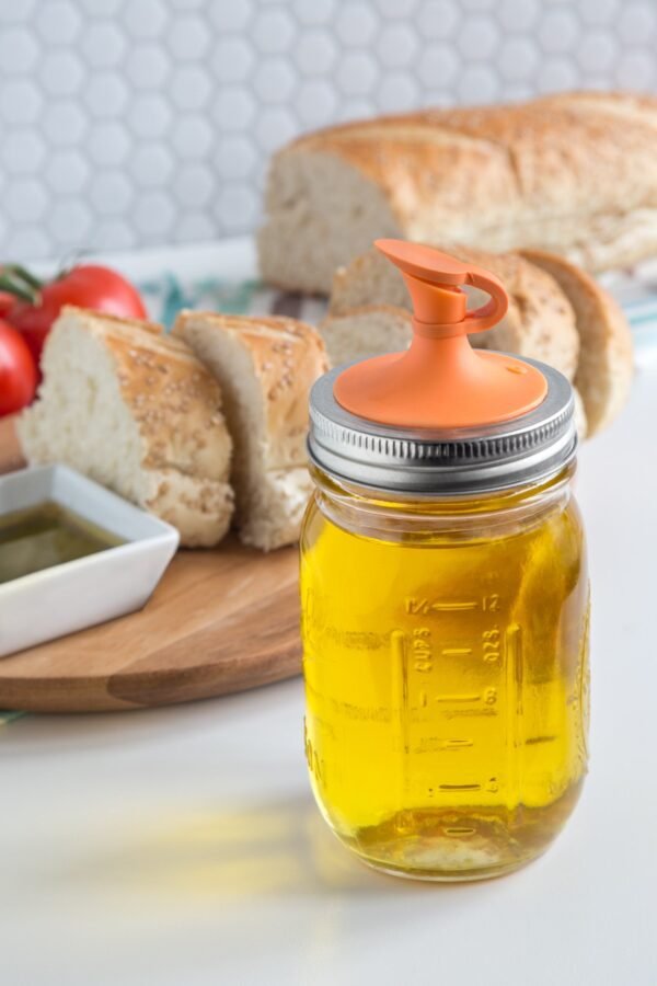 Oil Cruet, Regular Mouth Mason Jars