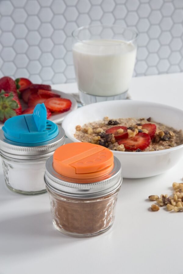 2-Pack Spice Lids, Regular Mouth Mason Jars