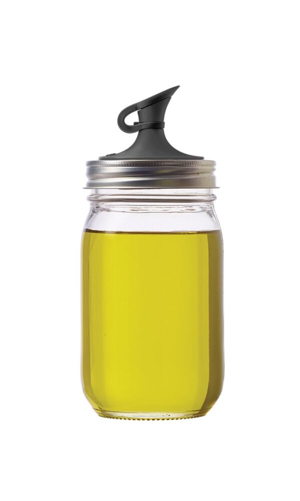 Oil Cruet, Regular Mouth Mason Jars