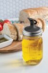 Oil Cruet, Regular Mouth Mason Jars