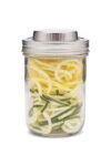 Stainless Steel Spiralizer, Wide Mouth Mason Jars