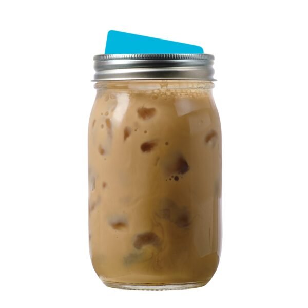 Silicone Drink Lid 4-Pack, Regular Mouth Mason Jars