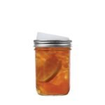 Silicone Drink Lids 4-Pack, Wide Mouth Mason Jars