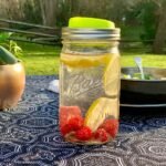 Silicone Drink Lids 4-Pack, Wide Mouth Mason Jars